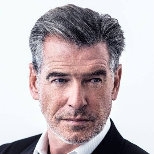 Classic hairstyle for men over 50