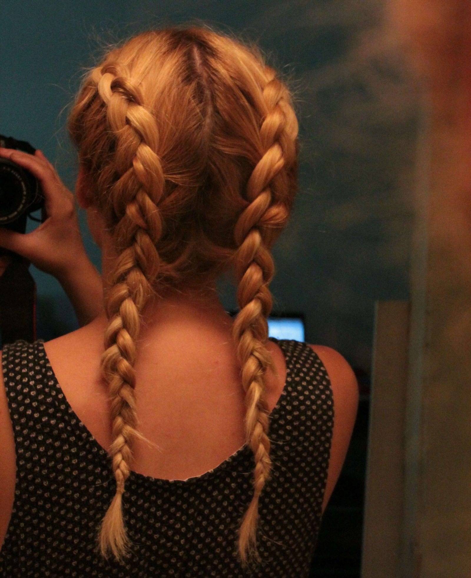 Romantic ponytail with braids scaled