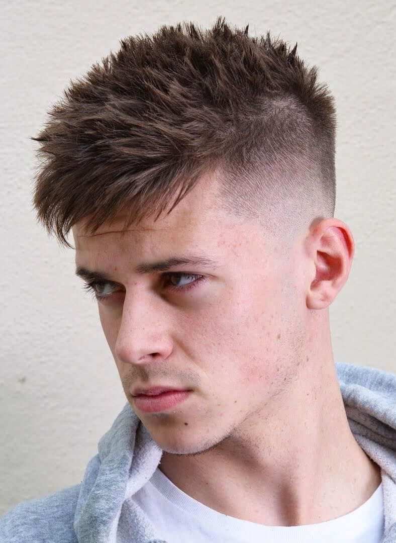 Short textured haircut with a modern twist