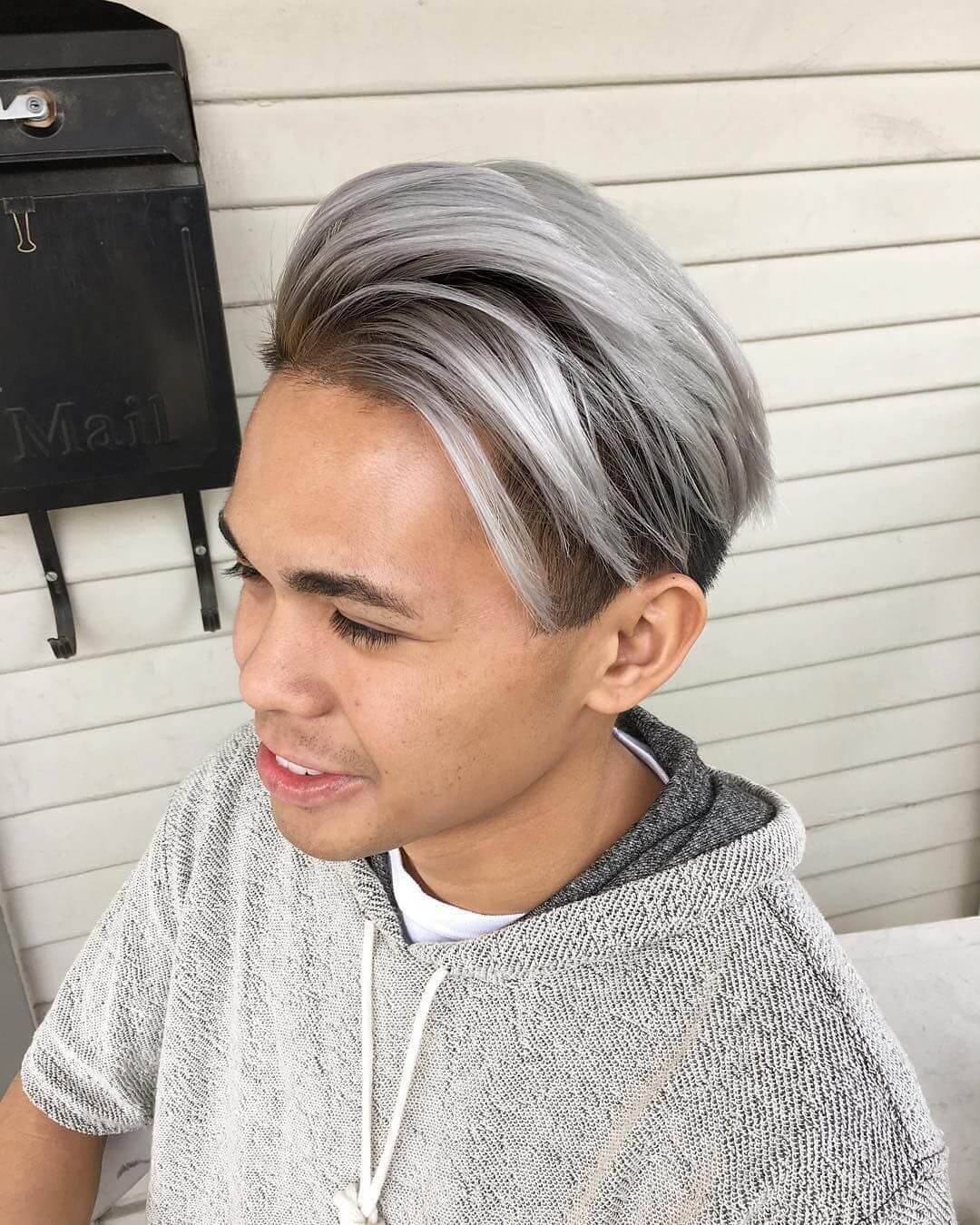 short ash gray hairstyles