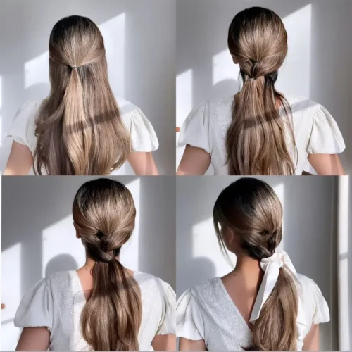 Simple Hair Arrangement Quick Learning With Illustrations