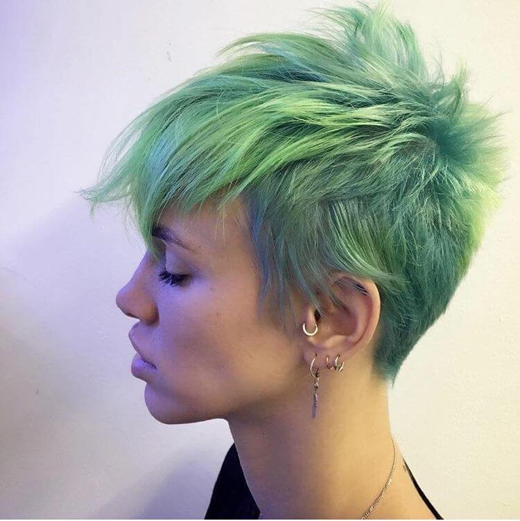 Pixie With Green Accents