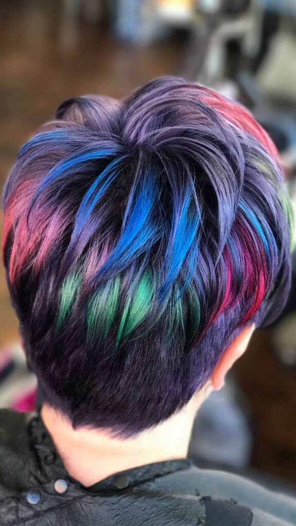 Pixie With Rainbow Colors